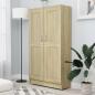 Preview: ARDEBO.de - Bücherregal Sonoma-Eiche 82,5x30,5x150 cm Holzwerkstoff