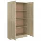 Preview: Bücherregal Sonoma-Eiche 82,5x30,5x150 cm Holzwerkstoff