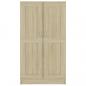 Preview: Bücherregal Sonoma-Eiche 82,5x30,5x150 cm Holzwerkstoff