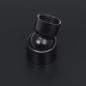 Preview: Regenbrause Edelstahl 20 cm Rund Schwarz