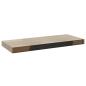 Preview: Schwebendes Wandregal Eichefarben 60x23,5x3,8 cm MDF  