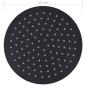 Preview: Regenbrause Edelstahl 25 cm Rund Schwarz