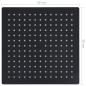 Preview: Regenbrause Edelstahl 30x30 cm Quadrat Schwarz