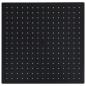 Preview: Regenbrause Edelstahl 40x40 cm Quadrat Schwarz