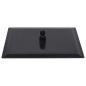 Preview: Regenbrause Edelstahl 40x40 cm Quadrat Schwarz