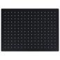 Preview: Regenbrause Edelstahl 40x30 cm Rechteckig Schwarz