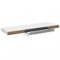 Preview: Schweberegale 2 Stk. Weiß 80x23,5x3,8 cm MDF