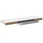 Preview: Schweberegale 4 Stk. Weiß 80x23,5x3,8 cm MDF