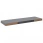 Preview: Schweberegale 2 Stk. Grau 80x23,5x3,8 cm MDF