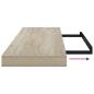 Preview: Schweberegale 4 Stk. Eiche-Optik 80x23,5x3,8 cm MDF