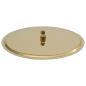 Preview: Regenbrause Edelstahl 40 cm Rund Golden