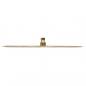 Preview: Regenbrause Edelstahl 40 cm Rund Golden