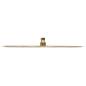 Preview: Regenbrause Edelstahl 40 cm Rund Golden