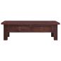 Preview: Couchtisch Klassisch Braun 100x50x30 cm Massivholz Mahagoni