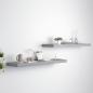 Preview: ARDEBO.de - Schwebende Wandregale 2 Stk. Grau 90x23,5x3,8cm MDF