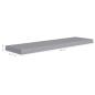 Preview: Schwebende Wandregale 2 Stk. Grau 90x23,5x3,8cm MDF