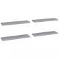 Preview: Schwebende Wandregale 4 Stk. Grau 90x23,5x3,8cm MDF