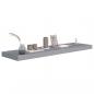 Preview: Schwebende Wandregale 4 Stk. Grau 90x23,5x3,8cm MDF