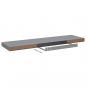 Preview: Schwebende Wandregale 4 Stk. Grau 90x23,5x3,8cm MDF