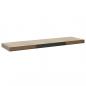 Preview: Schweberegale 2 Stk. Eichen-Optik 90x23,5x3,8 cm MDF