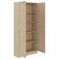 Preview: Bücherschrank Sonoma-Eiche 82,5x30,5x185,5 cm Holzwerkstoff