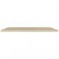 Preview: Schwebende Wandregale 2 Stk. Eichefarben 120x23,5x3,8 cm MDF