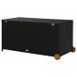 Preview: Garten-Auflagenbox Schwarz 120x65x61 cm Poly Rattan