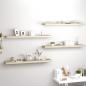 Preview: ARDEBO.de - Schweberegale 4 Stk. Eichen-Optik 120x23,5x3,8 cm MDF