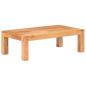 Preview: Couchtisch 110x60x35 cm Massivholz mit Honigfarbenem Finish
