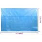 Preview: Rechteckige Poolabdeckung 1200x600 cm PE Blau