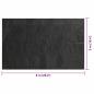 Preview: Rechteckige Poolabdeckung 800x500 cm PE Schwarz 