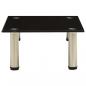 Preview: TV-Tisch 40x35x17 cm Schwarz Hartglas