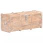 Preview: Holztruhe 90x40x40 cm Akazie Massivholz