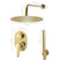 Preview: Duschsystem Edelstahl 201 Golden