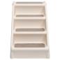 Preview: Hundetreppe Klappbar Creme 62x40x49,5 cm 