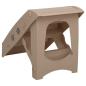 Preview: Hundetreppe Klappbar Braun 62x40x49,5 cm