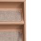 Preview: Hundetreppe Klappbar Braun 62x40x49,5 cm