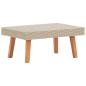 Preview: 4-tlg. Garten-Lounge-Set mit Auflagen Poly Rattan Beige
