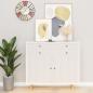 Preview: Möbelfolien Selbstklebend 2 Stk. Weißes Holz 500x90 cm PVC