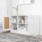 Preview: Sideboard Weiß 120x30,5x70 cm Holzwerkstoff