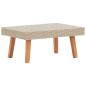 Preview: 4-tlg. Garten-Lounge-Set mit Auflagen Poly Rattan Beige