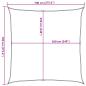 Preview: Sonnensegel 160 g/m² Creme 7x7 m HDPE