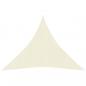 Preview: ARDEBO.de - Sonnensegel 160 g/m² Creme 4x4x4 m HDPE