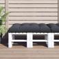 Preview: ARDEBO.de - Palettenkissen Anthrazit 120x80x12 cm Stoff