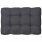 Preview: Palettenkissen Anthrazit 120x80x12 cm Stoff