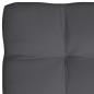 Preview: Palettenkissen Anthrazit 120x80x12 cm Stoff