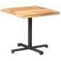 Preview: Bistrotisch Quadratisch 80x80x75 cm Raues Mangoholz