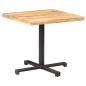 Preview: Bistrotisch Quadratisch 80x80x75 cm Raues Mangoholz