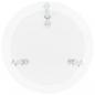 Preview: Beistelltisch mit 2 Ablagen Transparent 38 cm Hartglas