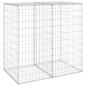 Preview: Gabionenwand mit Abdeckung Verzinkter Stahl 100x60x100 cm